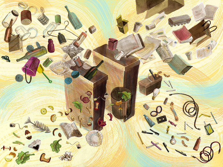 how to live without a trashcan