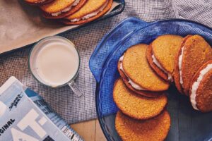 oat milk oatmeal cream pies