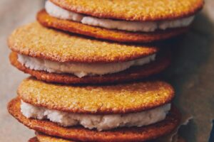 oat milk oatmeal cream pies