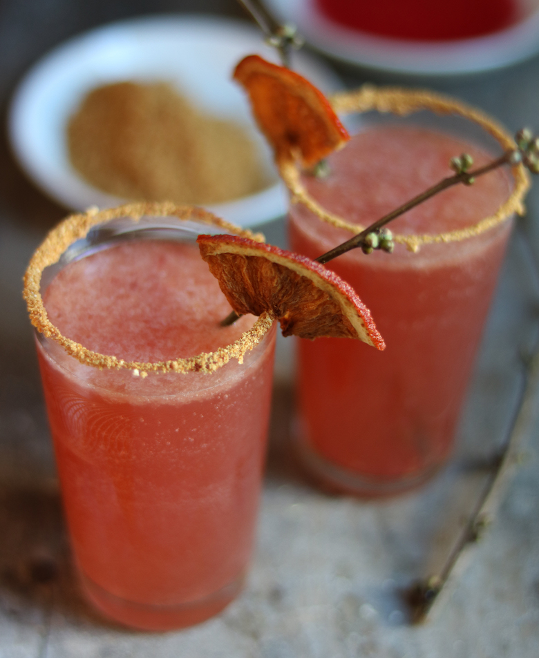 spicebush citrus cocktail
